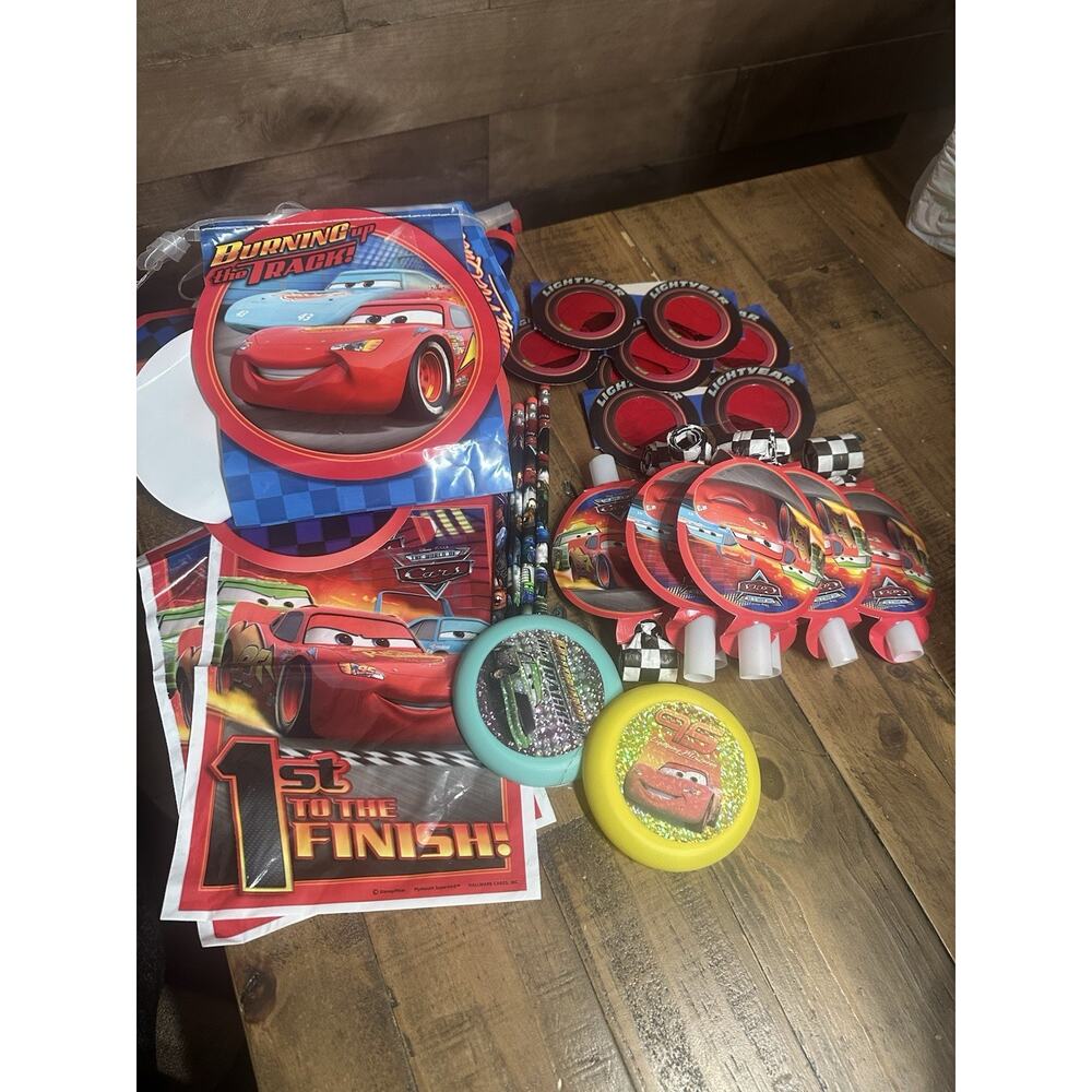 Vintage Disney Cars Birthday Party Supplies